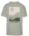 T-Shirt / Backprint / Olivegrün